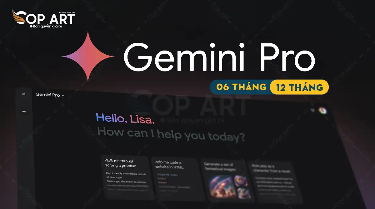 Tài Khoản Google AI Pro giá rẻ